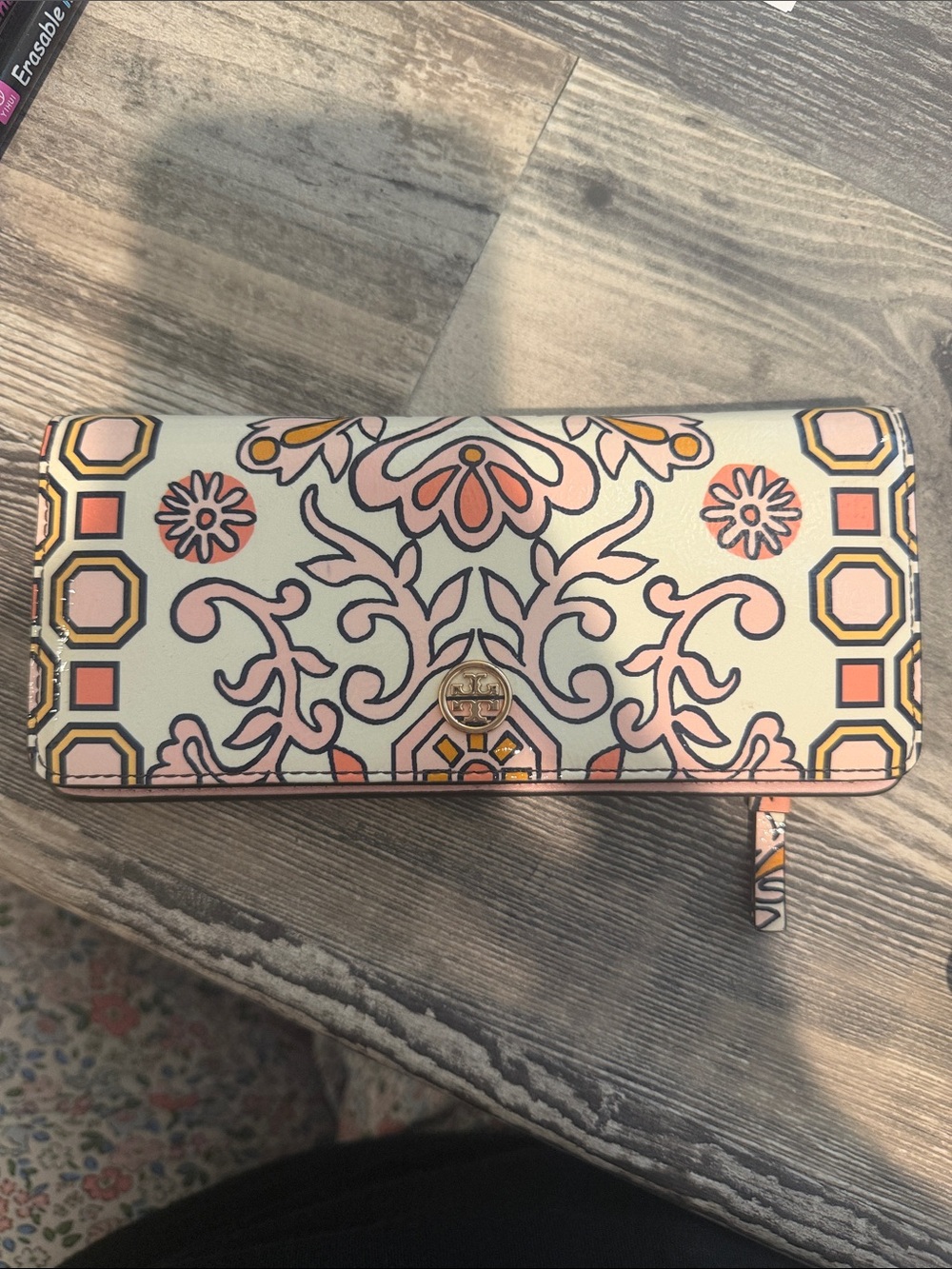 Tory Burch Hicks Garden Long Wallet